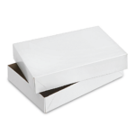 White Apparel Boxes With Matte Finish