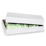 Custom White Gloss Apparel Boxes