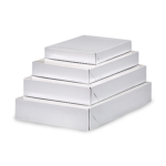 White Gloss Apparel Boxes