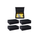 magnetic lid folio file storage boxes with logo