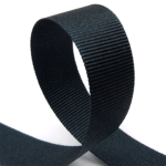 Black Grosgrain Ribbon With Logo