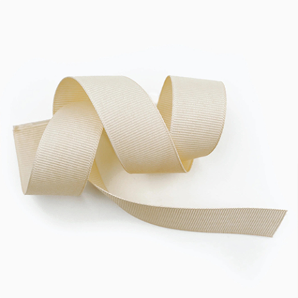 Ivory Grosgrain Ribbon