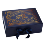 Navy Blue A4 Deep Magnetic Gift Packaging Boxes