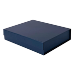 Navy Blue A4 Shallow Magnetic Gift Packaging Boxes