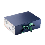 Navy Blue Medium Square Gift Boxes Wholesale