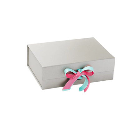 Pearl Silver A4 Deep Magnetic Gift Boxes