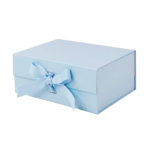 Powder Blue A5 Magnetic Gift Boxes With Ribbon Wholesale