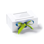 White A5 Deep Magnetic Gift Boxes With Ribbon Wholesale