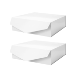 White Large Square Magnetic Gift Boxes Wholesale