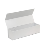 White Magnetic Closure Wine Bottle Gift Boxes