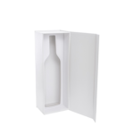 White Magnetic Closure Wine Bottle Gift Boxes Wholesale