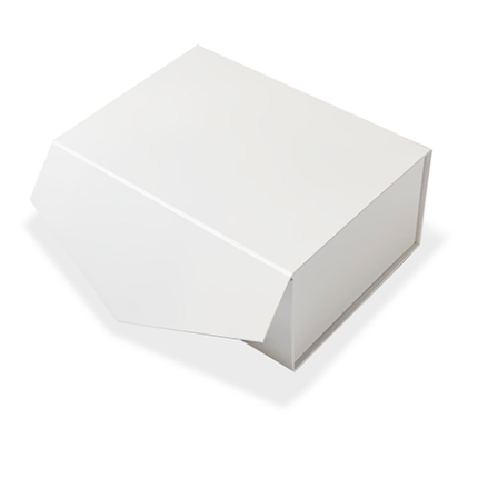 White Medium Square Magnetic Gift Boxes Wholesale