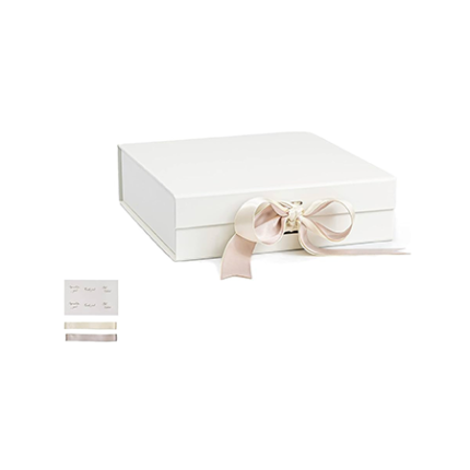 ivory large square magnetic gift boxes wholesale