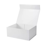 white a5 deep magnetic gift boxes with logo